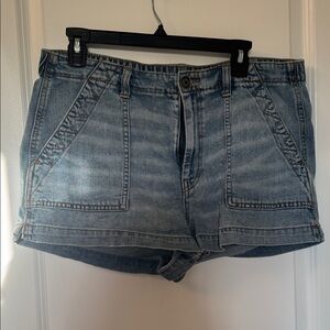 Aerie Blue Jean Shorts